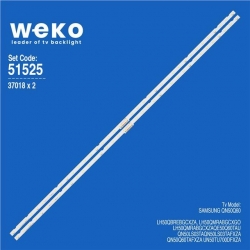 Wkset-6525 37018X2 V0T6-500Sm0-R0 Bn96-50382A  2 Adet Led Bar (42Led)