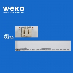 Wkset-6537 35730x3 lg innotek 32inch funai reva - vdvled0gs049 rev.a  3 adet led bar