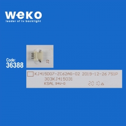 Wkset-6550 36388x3 kj415d07-zc62ag-02 303kj415031 3 adet led bar