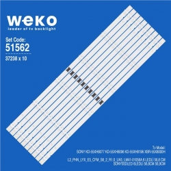 Wkset-6562 37238X10 L3_Phn_Lyx_E5_Cfm_S6_2_R1.0_Ua5_Lm41-01056A  10 Adet Led Bar