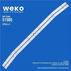 Wkset-6580 37254X2 Crh-K32K6003030T020672M-Rev1.2 W  2 Adet Led Bar