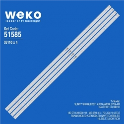 Wkset-6585 35110X4 180 Dt0-391900-1H - Ms-0818 V4  4 Adet Led Bar