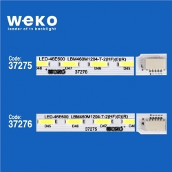 Wkset-6609 37275X1 37276X1 Lbm460m1204-T-2  2 Adet Led Bar (48Led)