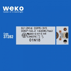 Wkset-6618 37282x3 gj-2k16 d2p5-315 d407-v1.2  3 adet led bar