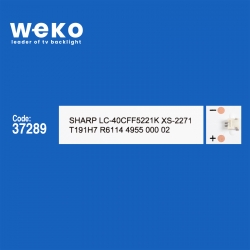 Wkset-6624 37289x4 rf-aj400e32-0901s-04 a2  4 adet led bar