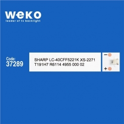 Wkset-6624 37289X4 Rf-Aj400e32-0901S-04 A2  4 Adet Led Bar