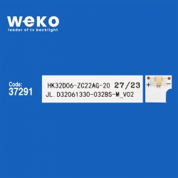 Wkset-6626 37291x2 hk32d06-zc62ag-03 6s1 303hk320082  2 adet led bar (3v6led61,7cm)