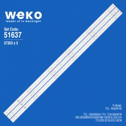 Wkset-6637 37303x3 mg-32d2806v2c3a59018m- 3 adet led bar
