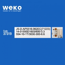 Wkset-6651 37319x8 js-d-ap5516-062ec(71233)  8 adet led bar (3v)