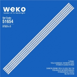 Wkset-6654 37323X5 Shıneon 2D03861 Rev.A  5 Adet Led Bar