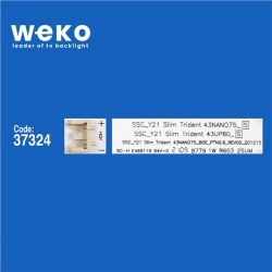 Wkset-6655 37324X3 Ssc_Y21 Slim Trıdent 43Nano75_S  3 Adet Led Bar