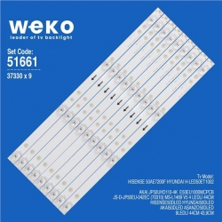 Wkset-6661 37330X9 Js-D-Jp50eu-042Ec (70310) Ms-L1469 V5  9 Adet Led Bar