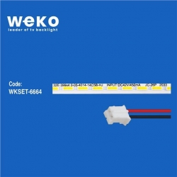 Wkset-6664 Js-Lb-S-Jp32e9/E8-145A20A 70 Ledli 40 Cm 3V  1 Adet Led Bar (70Led)