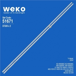 Wkset-6671 37339X2 Lg Innotek 49Inch 7020Pkg 48Ea Rev0.0 140918   2 Adet Led Bar (48Led)