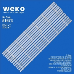 Wkset-6673 37341X7 37342X7 Lb65047 V1_03/Lb65047 V0_03  14 Adet Led Bar