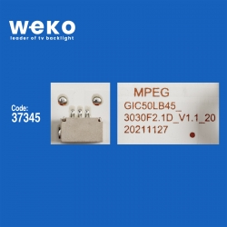 Wkset-6676 37345x2 gic50lb45-3030f2.1d-v1 4c-lb5013-zm04j  2 adet led bar