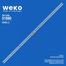 Wkset-6690 37000x2  s2q6-500sm0-r0  2 adet led bar two color (iki renk) (40led)