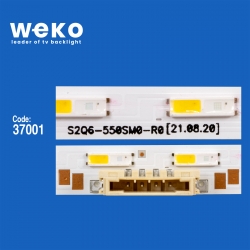 Wkset-6691 37001x2 s2q6-550sm0-r0  2 adet led bar two color (iki renk) (48led)