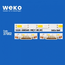 Wkset-6692 37002x2 s2q6-600sm0-r0  2 adet led bar two color (iki renk) (56led)