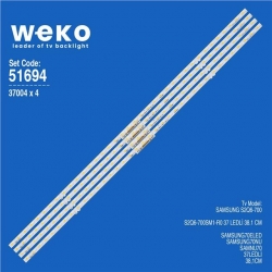 Wkset-6694 37004X4 S2Q6-700Sm1-R0 4 Adet Led Bar Two Color (İki Renk) (37Led)