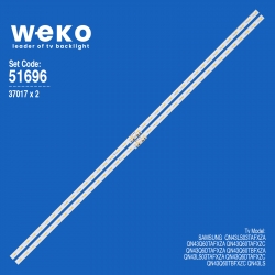 Wkset-6696 37017x2 v0t6-430sm0-r0 2 adet led bar two color (iki renk) (38led)