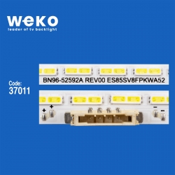 Wkset-6703 37011x4 bn96-52592a rev00 es85sv8fpkwa52 4 adet led bar (52led)