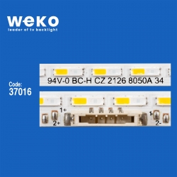 Wkset-6704 37016x4 bn96-52583a rev00 es85svqfpbga54 4 adet led bar two color (iki renk) (54led)