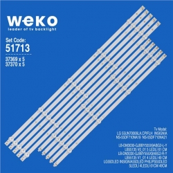 Wkset-6713 37369X5 37370X5 Lb55135 V0_01/ Lb55135 V1_01  10 Adet Led Bar
