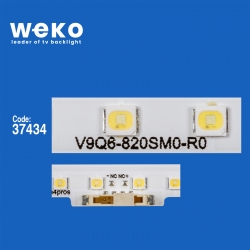 Wkset-6779 37434x4 v9q6-820sm0-r0 bn96-48256a 4 adet led bar (blue) (50led)