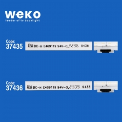Wkset-6780 37435x1 37436x1 ssc_y22_65qned80_boe_90led_a/b  2 adet led bar (90led)