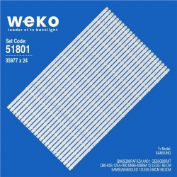 Wkset-6801 35977X24 Q80-65S-12Ea Bn96-48089A 24 Adet Led Bar