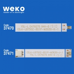 Wkset-6805 37470x8 37471x8 lb-gm3030-gjphp758x16pc09-l/r 16 adet led bar