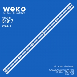 Wkset-6817 37485x3 zn-395c06a-3 90921 v2.1  3 adet led bar