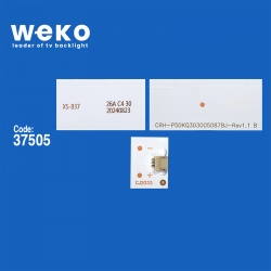 Wkset-6832 37505x4 crh-p55kq3030040983n-rev1.1  4 adet led bar 3v