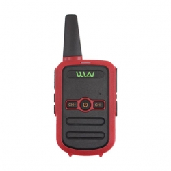 Wln KD-C51 16 Kanal 3-5 Km Tekli Kırmızı Telsiz (Şarj Aleti Dahil)