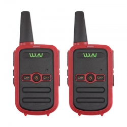 Wln kd-c51 16 kanal kirmizi kasa şarj aleti dahil ikili telsiz (3-5 km)