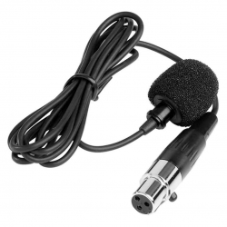 Wöller wl-6 kablolu yaka mikrofonu  (3 pin dişi mini xlr jack girişli)