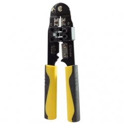 Yeskit YK-210F RJ45 CAT5E-CAT6 Tekli Soket Sıkma Pensesi
