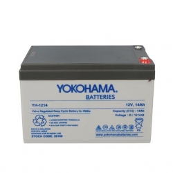 Yokohama YH-121.4 12 Volt - 14 Amper Elektrikli Bisiklet Aküsü (150X95x98 Mm)