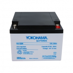 Yokohama yh-1226 12 volt - 26 amper kuru akü (165 x 176 x 125 mm)