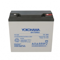 Yokohama YH-122.4 12 Volt - 24 Amper Elektrikli Bisiklet Aküsü (180X76x167 Mm)
