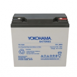 Yokohama YH-122.4 12 Volt - 24 Amper Elektrikli Bisiklet Aküsü (180X76x167 Mm)