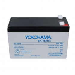 Yokohama yh-127.0 12 volt - 7 amper akü (150 x 65 x 90 mm)