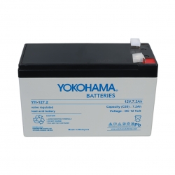 Yokohama yh-127.2 12 volt - 7.2 amper upsler için kuru akü (150 x 65 x 90 mm)