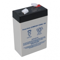 Yokohama YH-62.8 6 Volt - 2.8 Amper Dik Akü (66X33x97 Mm)